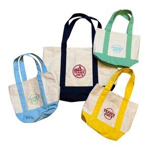 Trader Joes Canvas Tote Bags Lot‎ 4